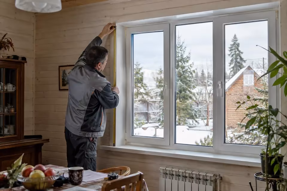 Свет у примыкания оконной рамы